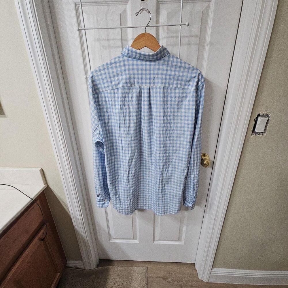 Johnnie-O Performance Villanova University Gingham Button Down Shirt Large - Picture 7 of 7